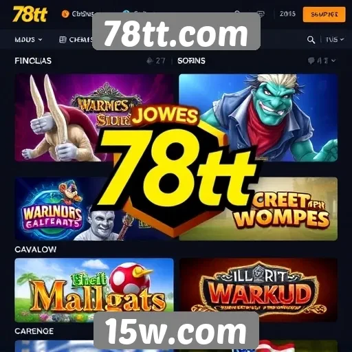 Principais jogos disponíveis no site 78tt.com